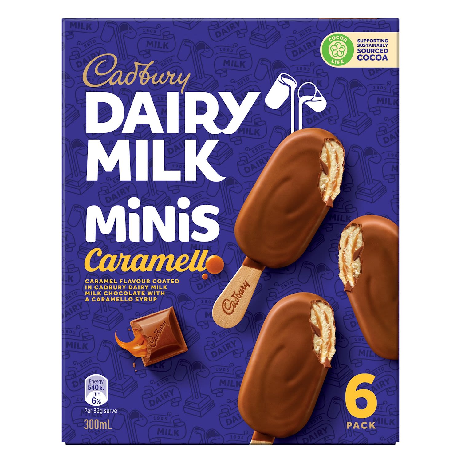 Cadbury Dairy Milk Caramilk Mini Ice Cream