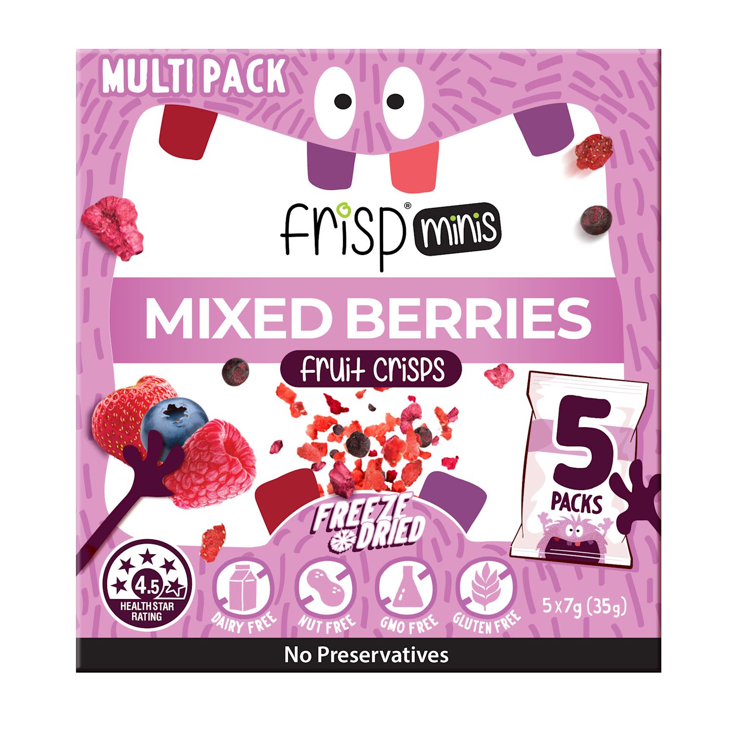 Frisp Minis Multi Pack - Mixed Berries