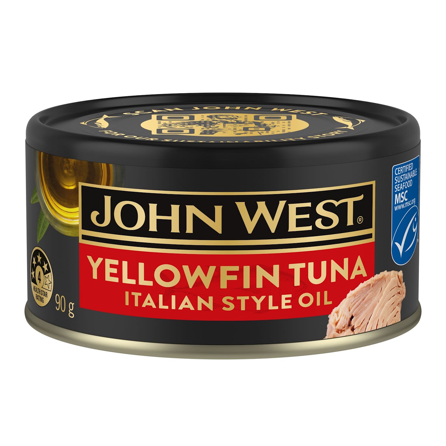 John West Yellowfin Tuna Italian Style Oil