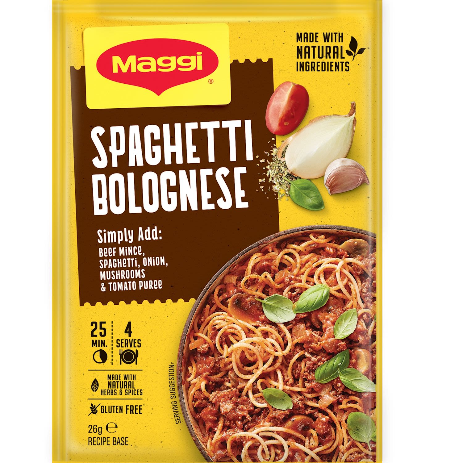 Maggi Dry Recipe Base Bolognese Natural 