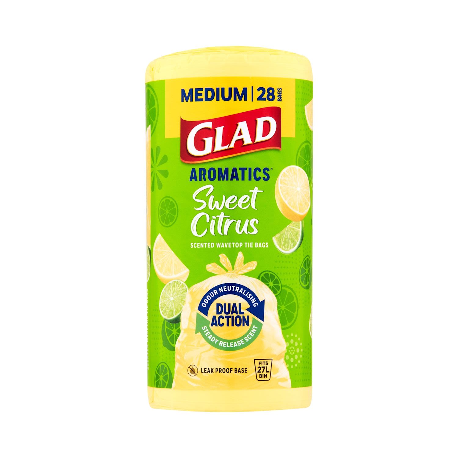 Glad Aromatics Wavetop Kitchen Tidy Bags Medium Citrus
