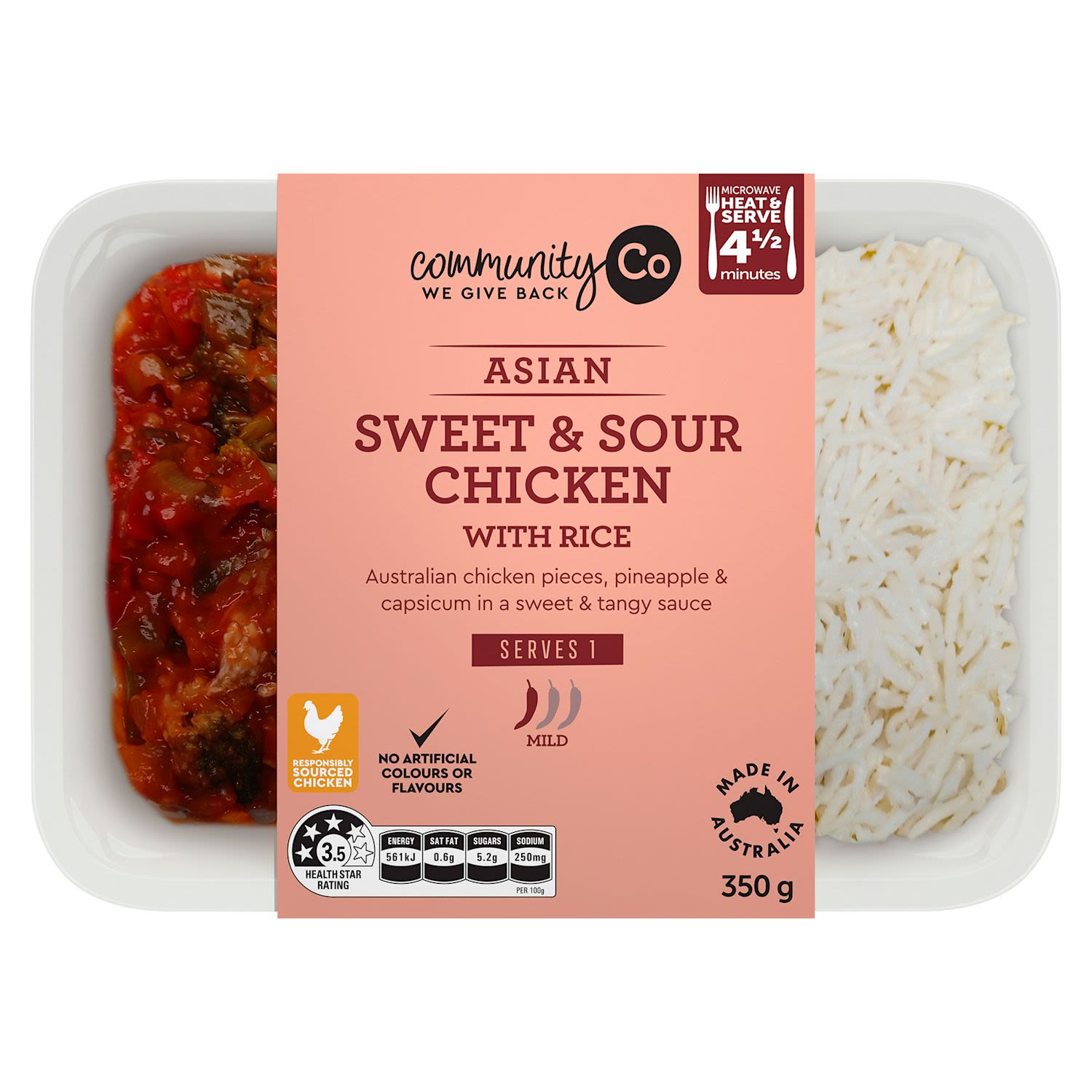 Community Co Sweet & Sour Chicken With Rice