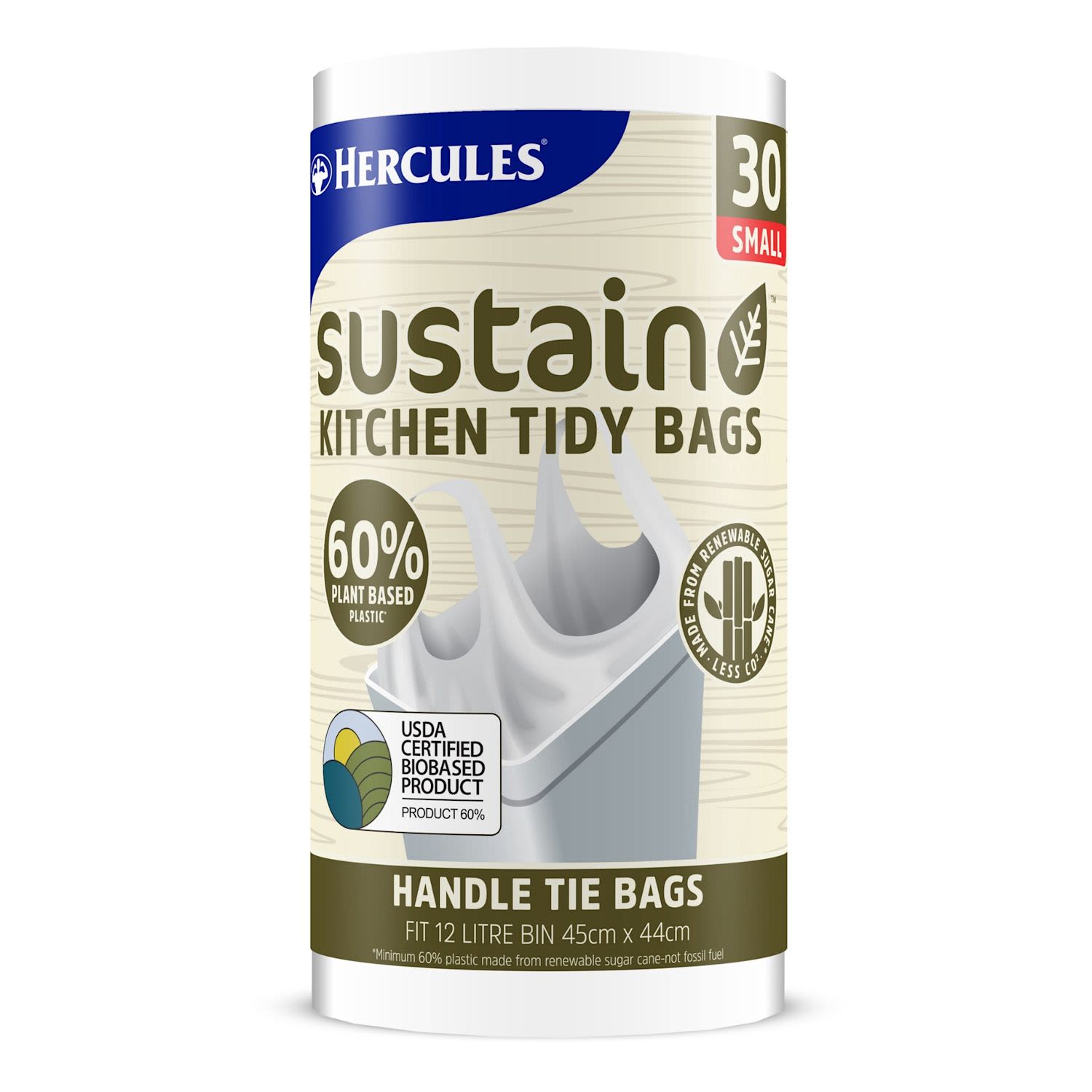 Hercules Sustain Plant Kitchen Tidy Bags Small