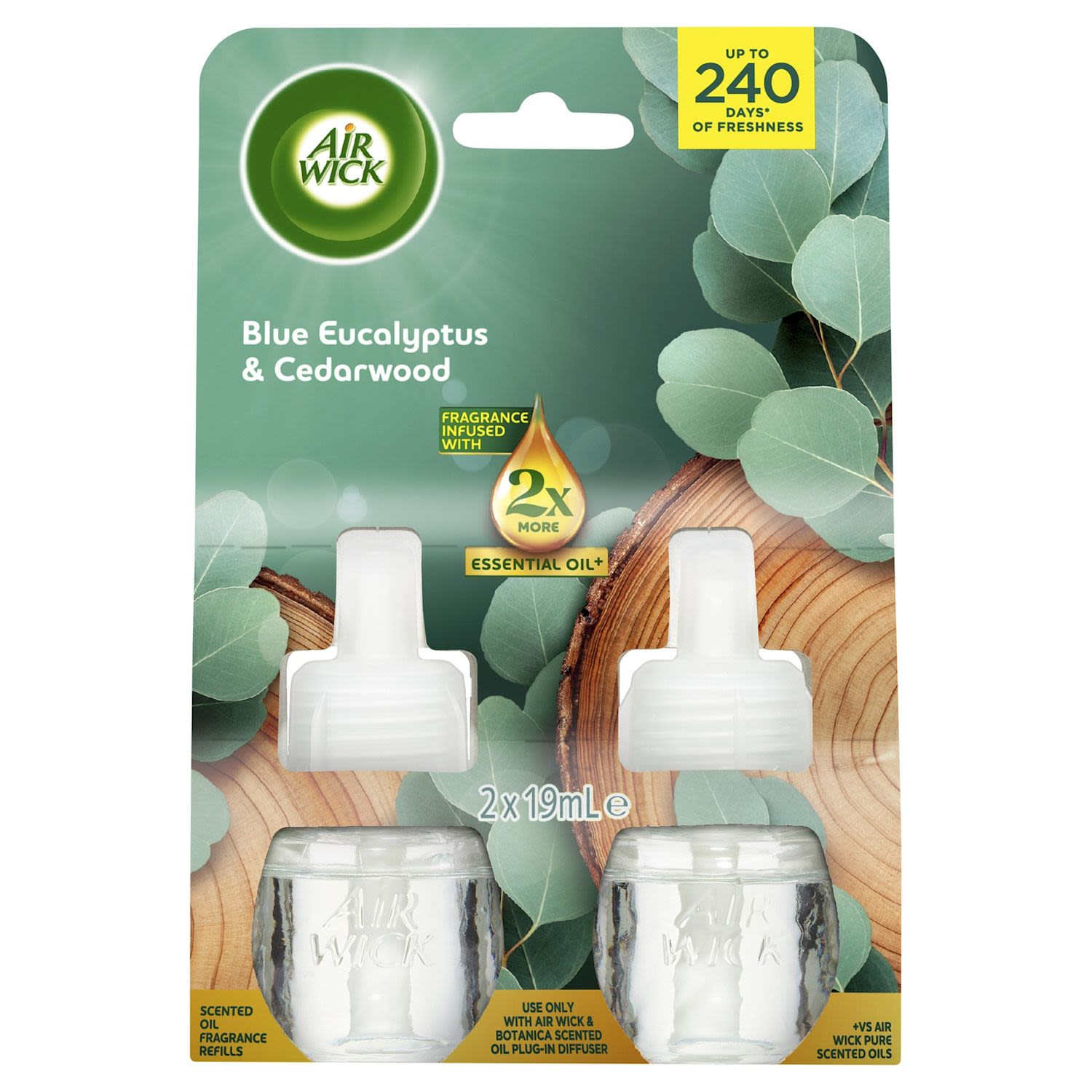 Air Wick Essential Oil Air Freshener Rf Blue Eucalyptus & Cedarwood
