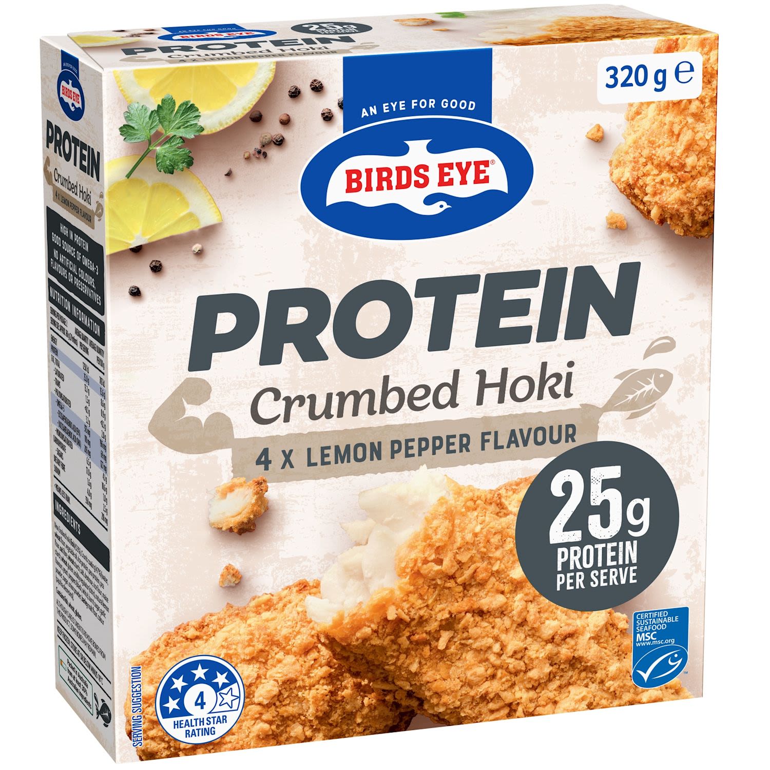 Birds Eye Protein Fillets Lemon Pepper 