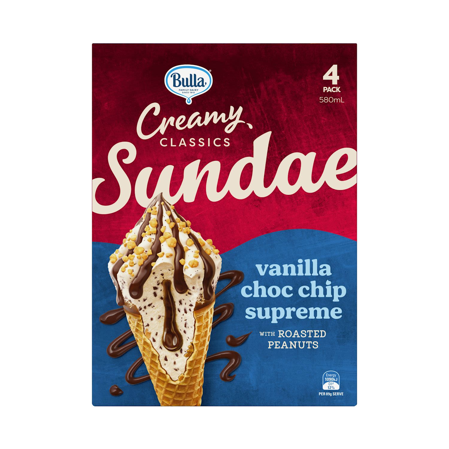 Bulla Creamy Classics Vanilla Sundae Cone