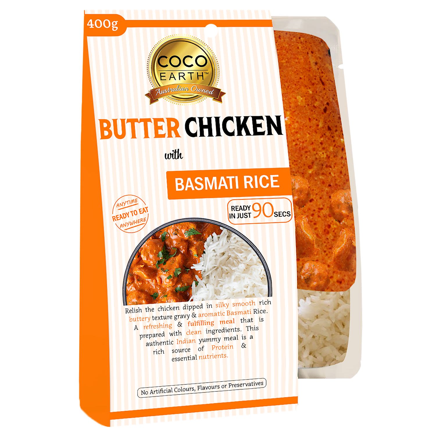 Coco Earth Butter Chicken With Basmati Rice