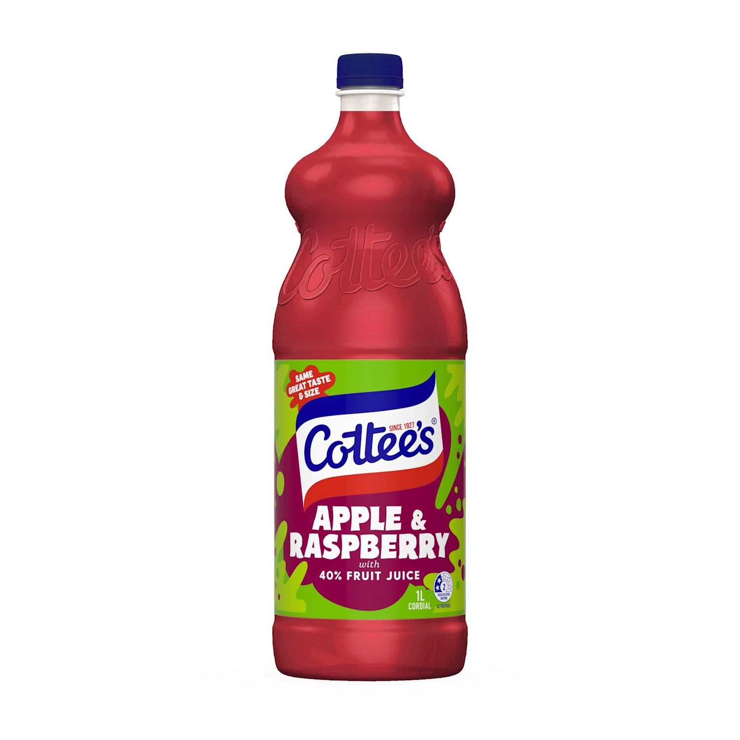 Cottee's Cordial Apple & Raspberry Cordial 