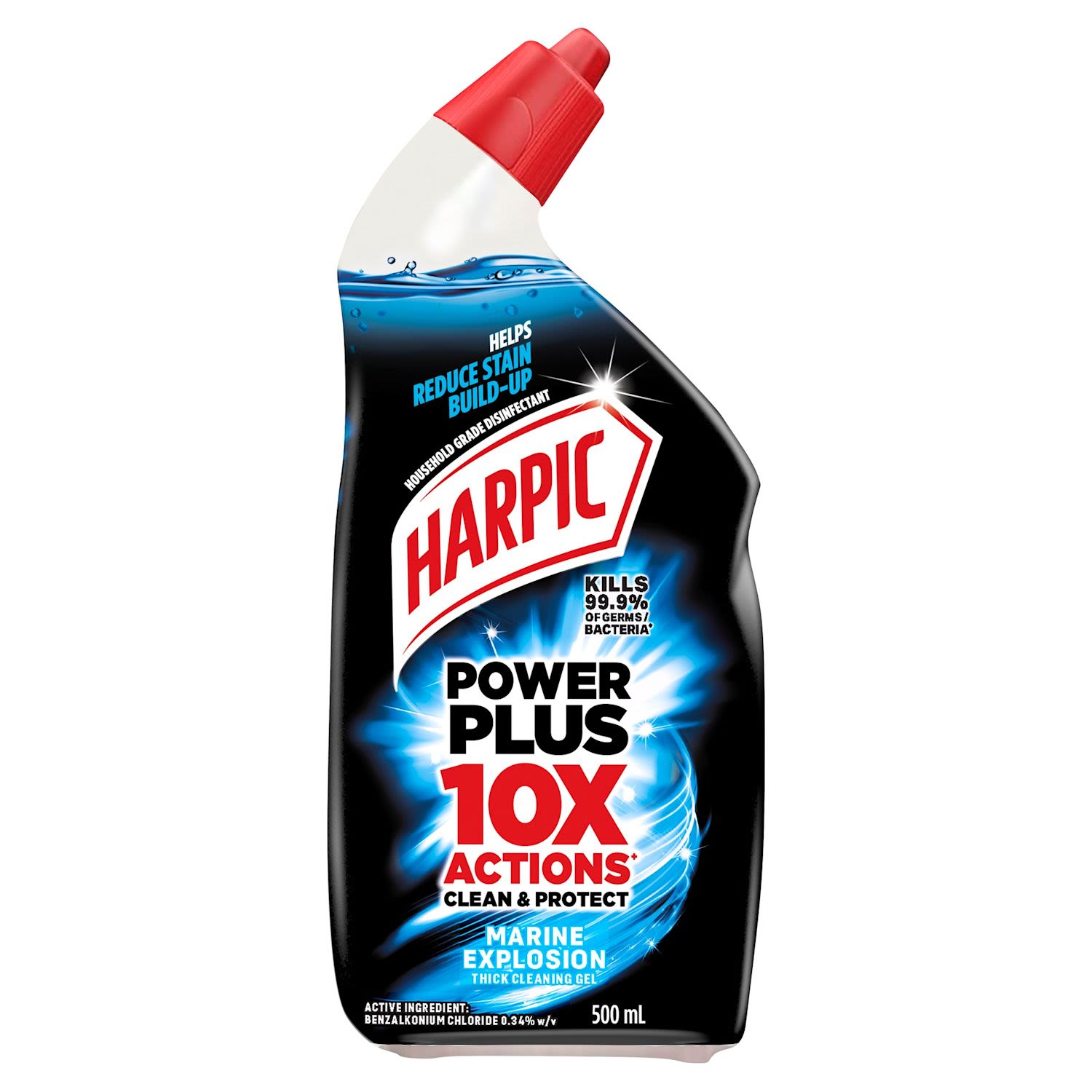 Harpic Power Plus Toilet Cleaner Marine Explosion