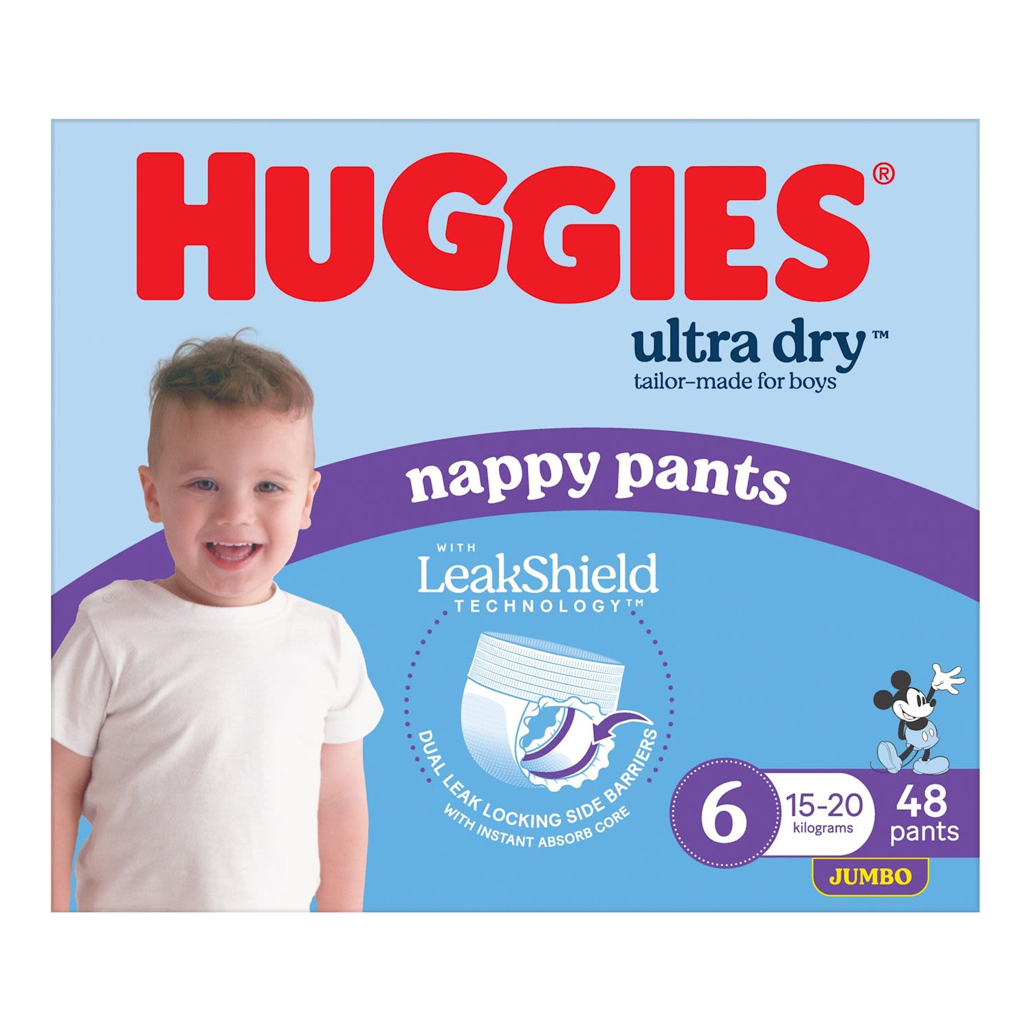 Huggies Diaper Pants Size 6 Boy Jumbo 