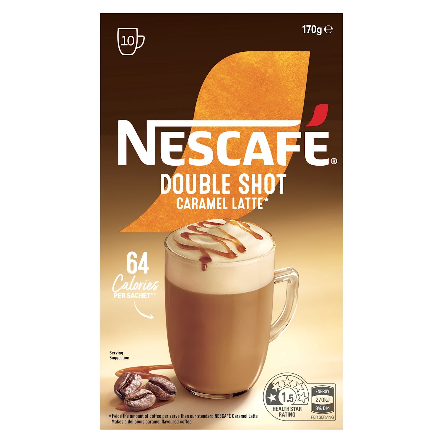 Nescafe Coffee Double Shot Caramel Latte 