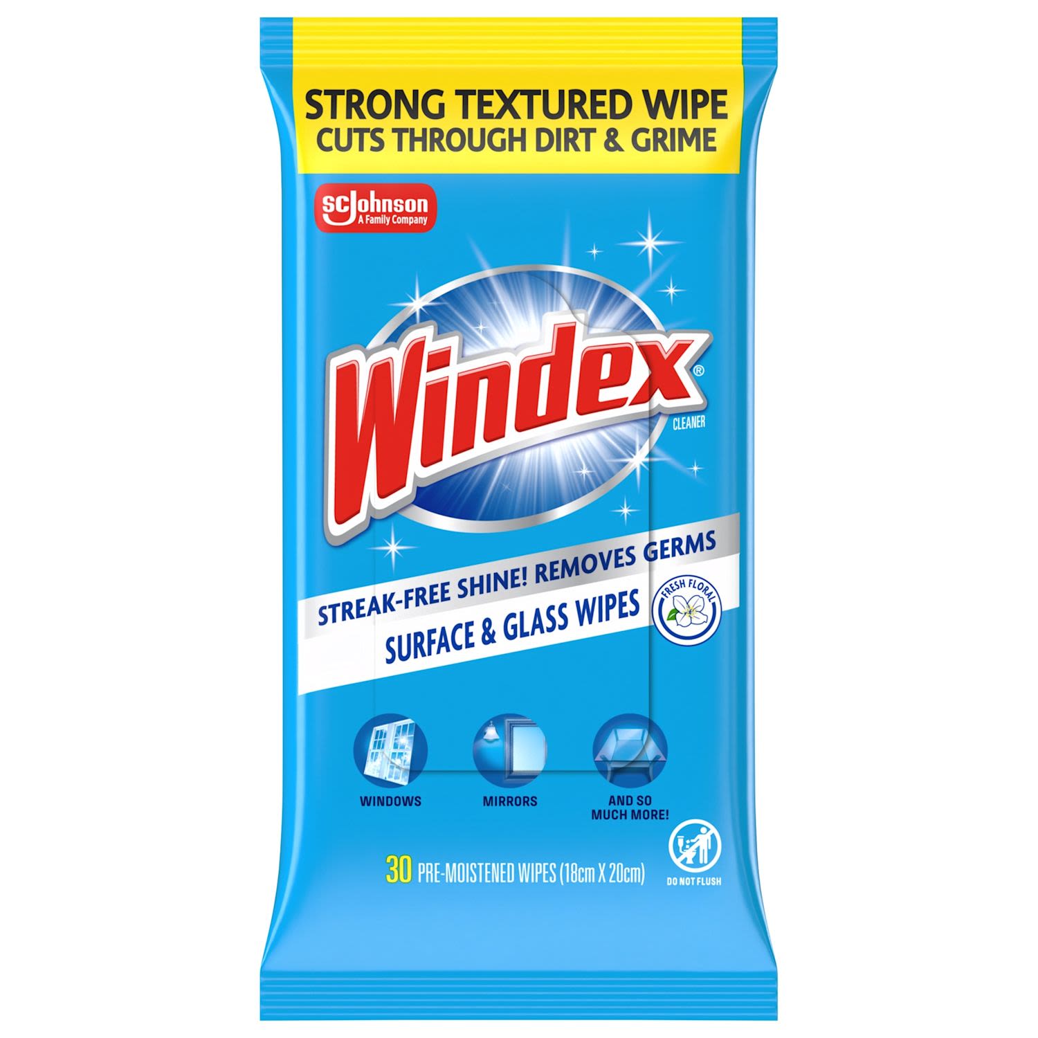 Windex Surface+Glass Wipes