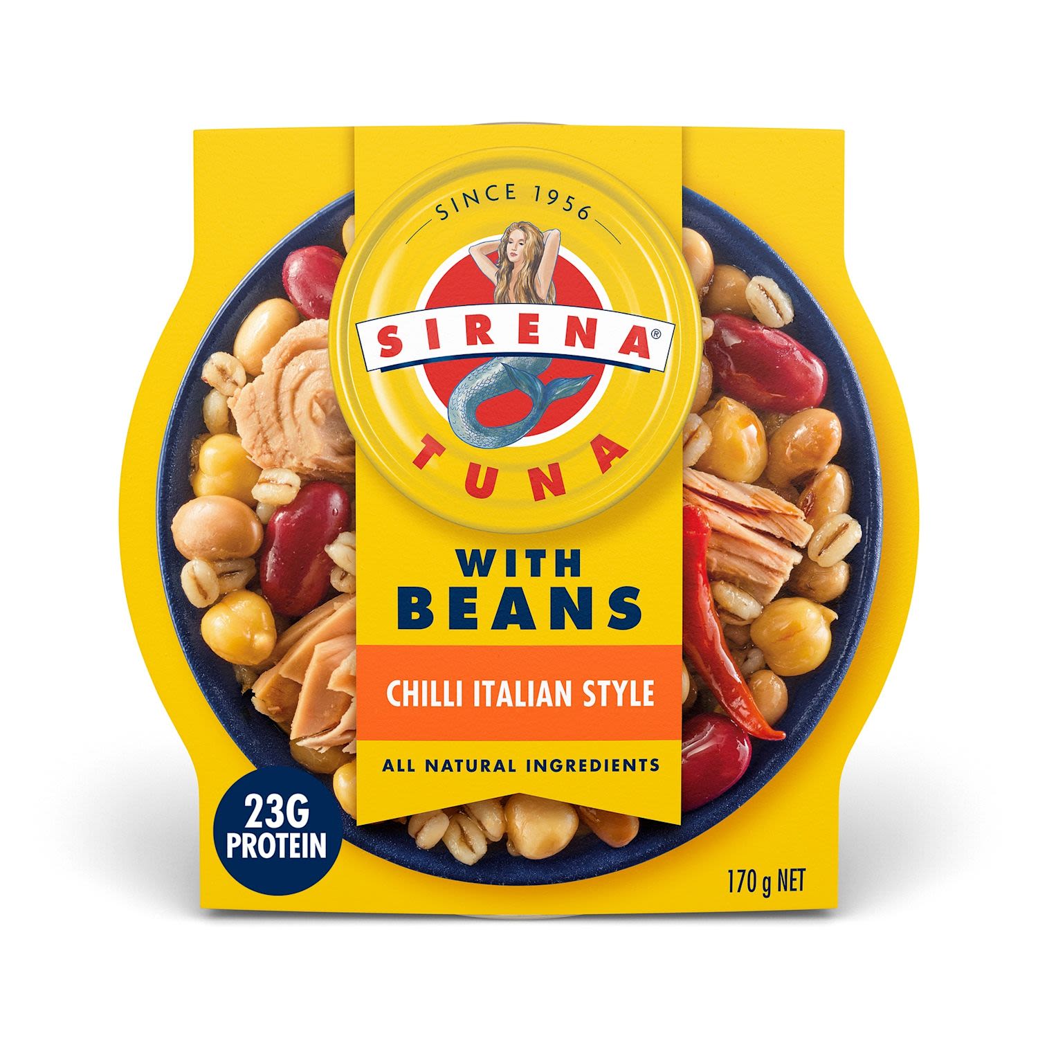 Sirena Tuna With Beans Chilli Italian Style 