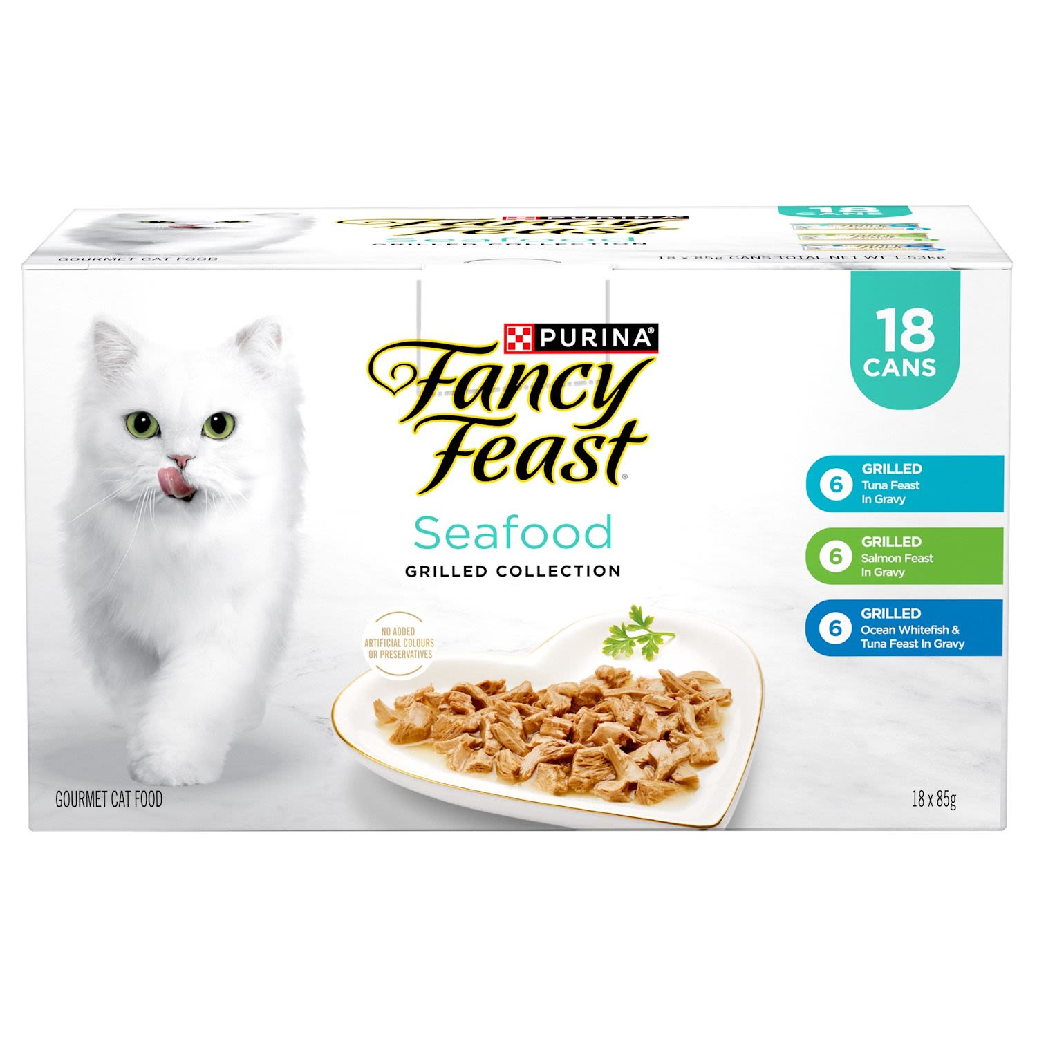 Purina Fancy Feast Grilled Pet Food Seafood Combipack 