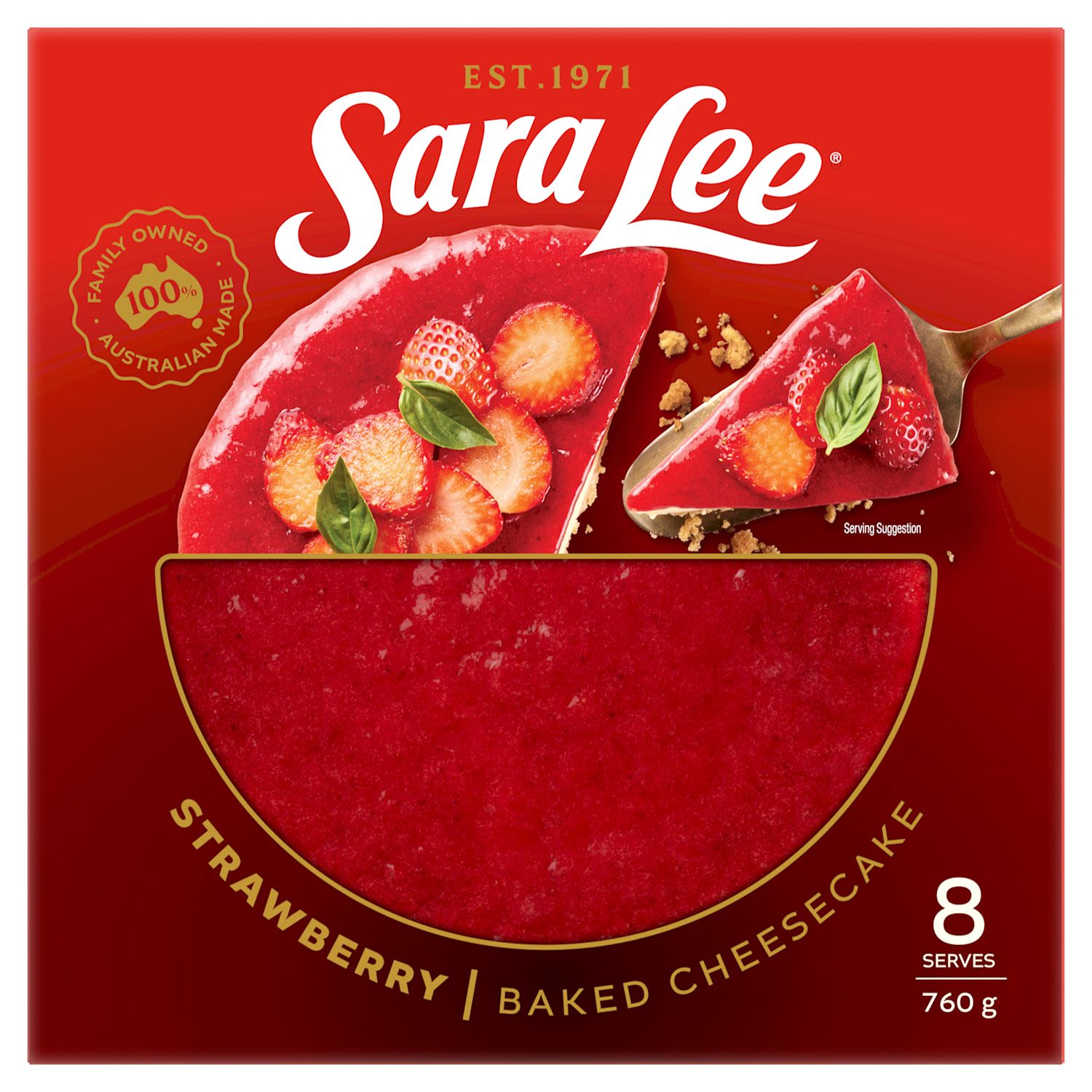 Sara Lee Baked Cheesecake Strawberry