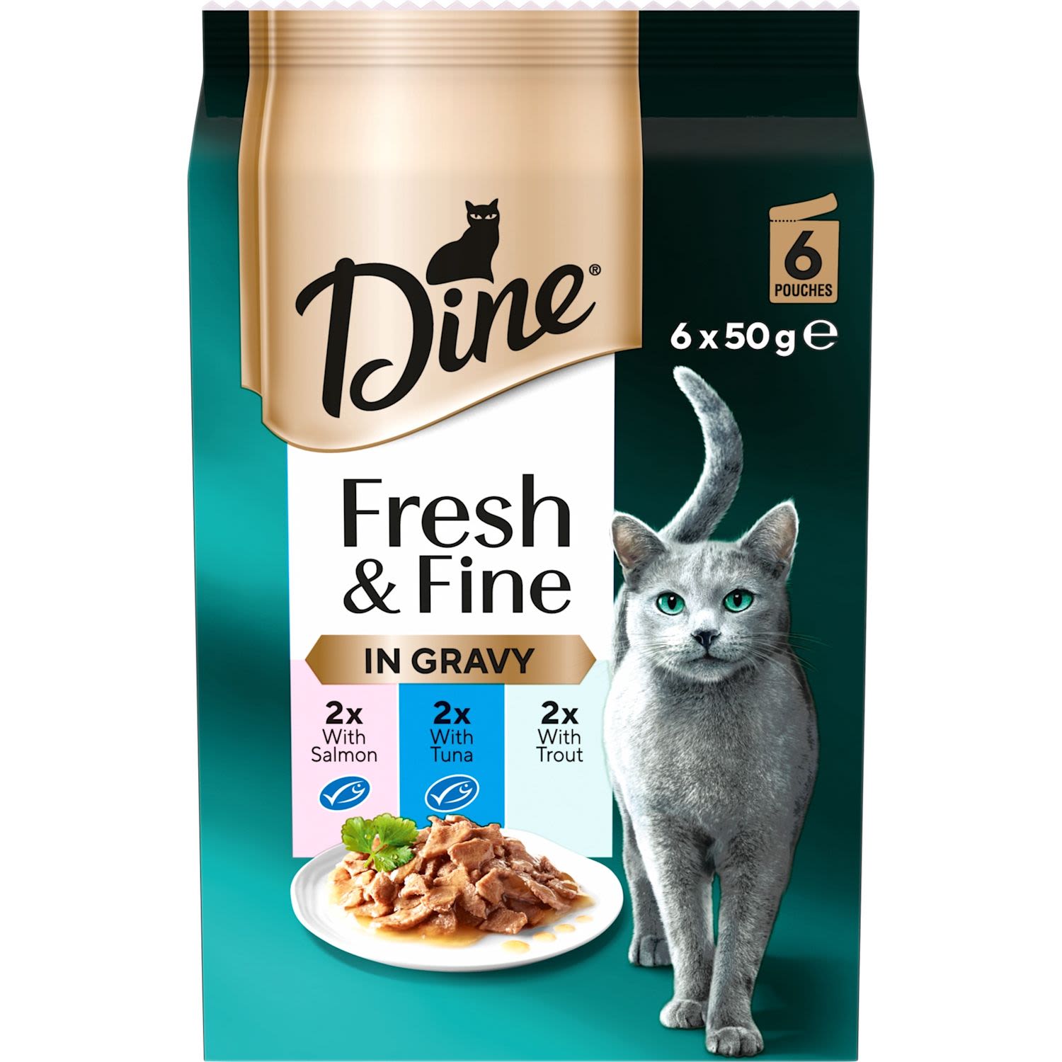 Dine Fresh And Fine Gravy Salmon Tuna And Trout 