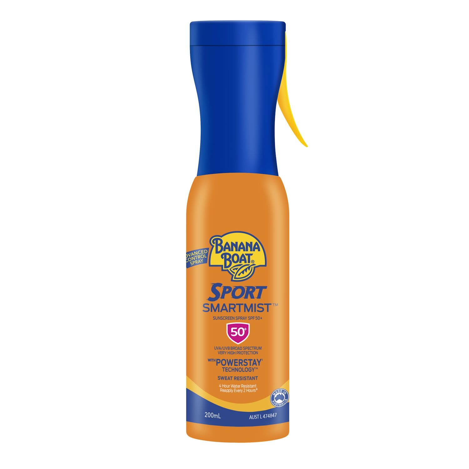 Banana Boat Sport Smartmist Sunscreen Spray Spf50+