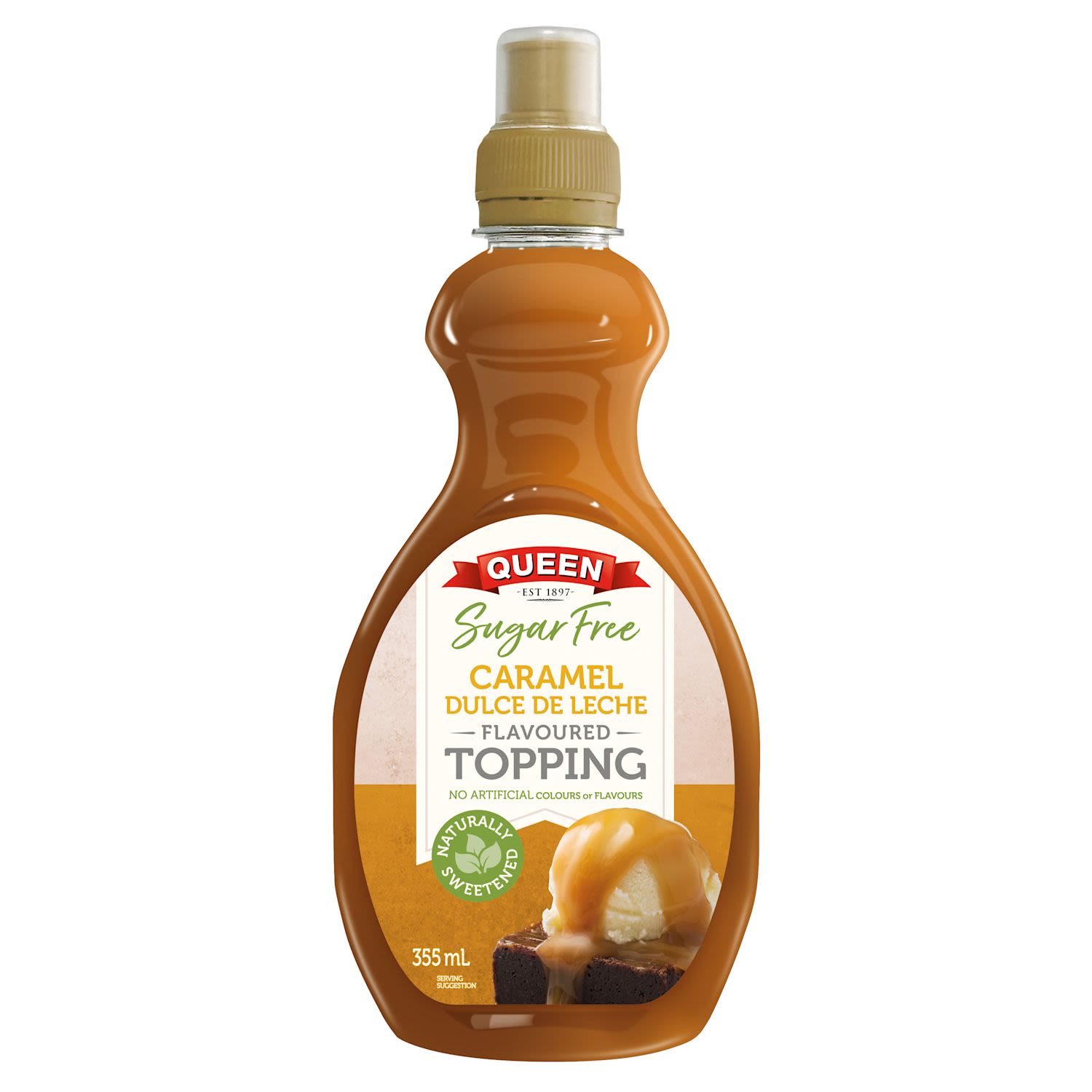 Queen Sugar Free Caramel Dulce De Leche Topping