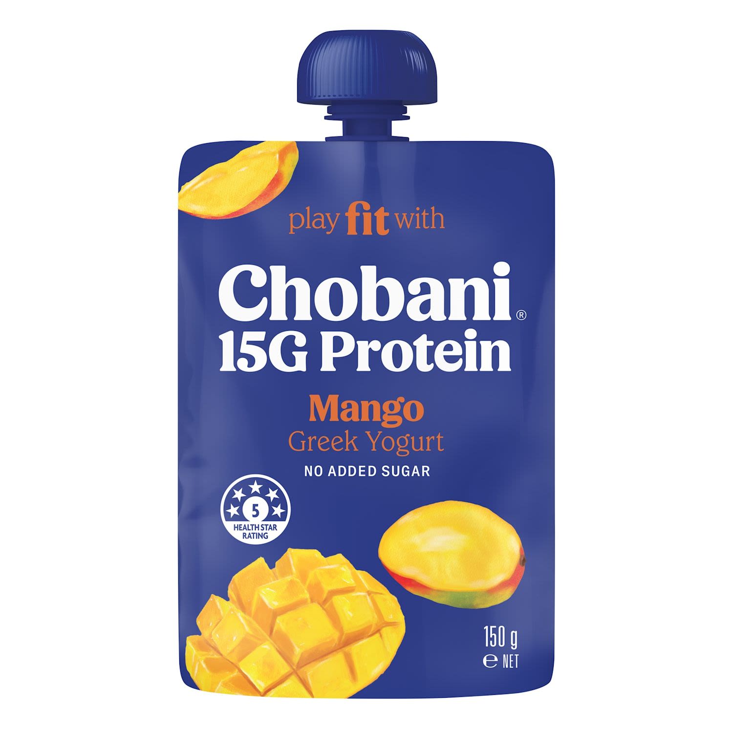 Chobani Fit Greek Yogurt Mango Pouch 