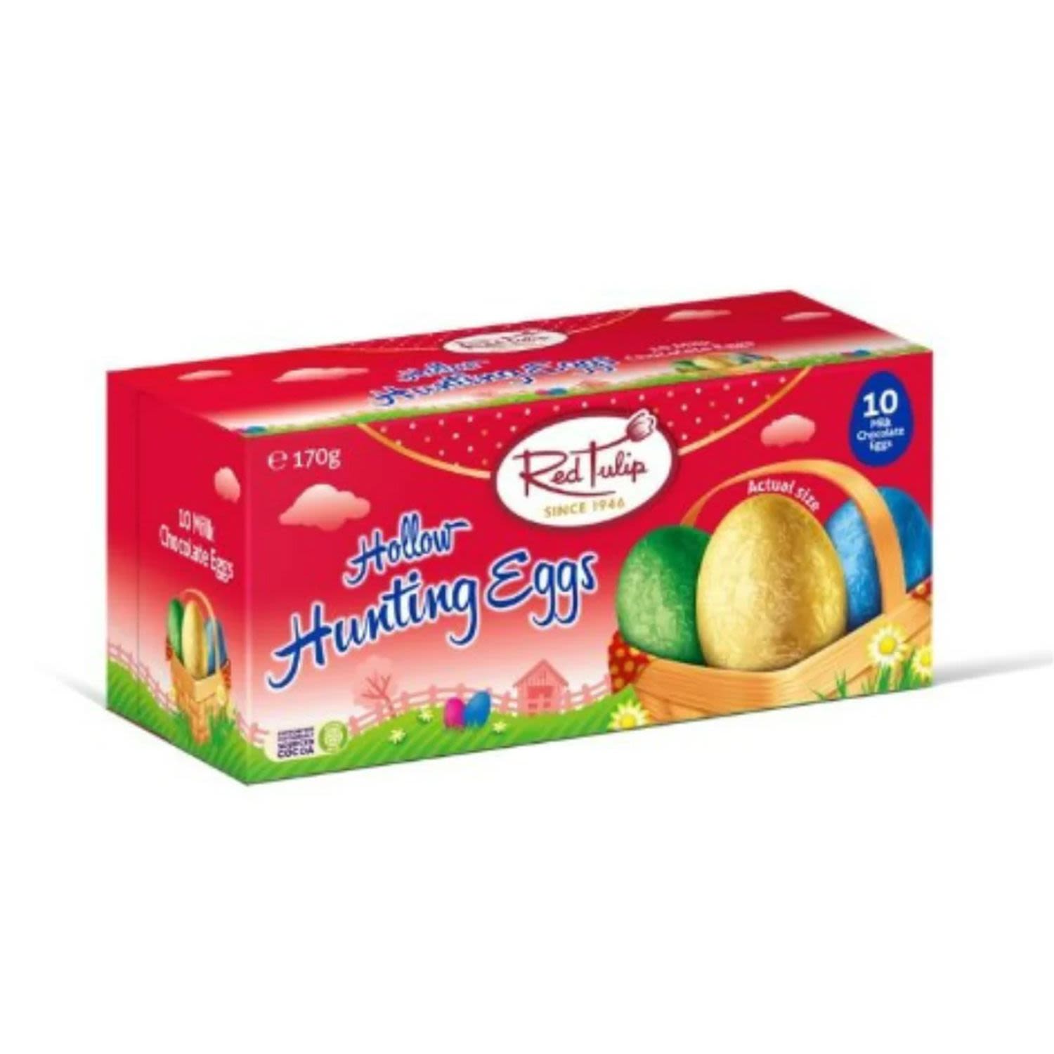 Cadbury Red Tulip Hollow Egg