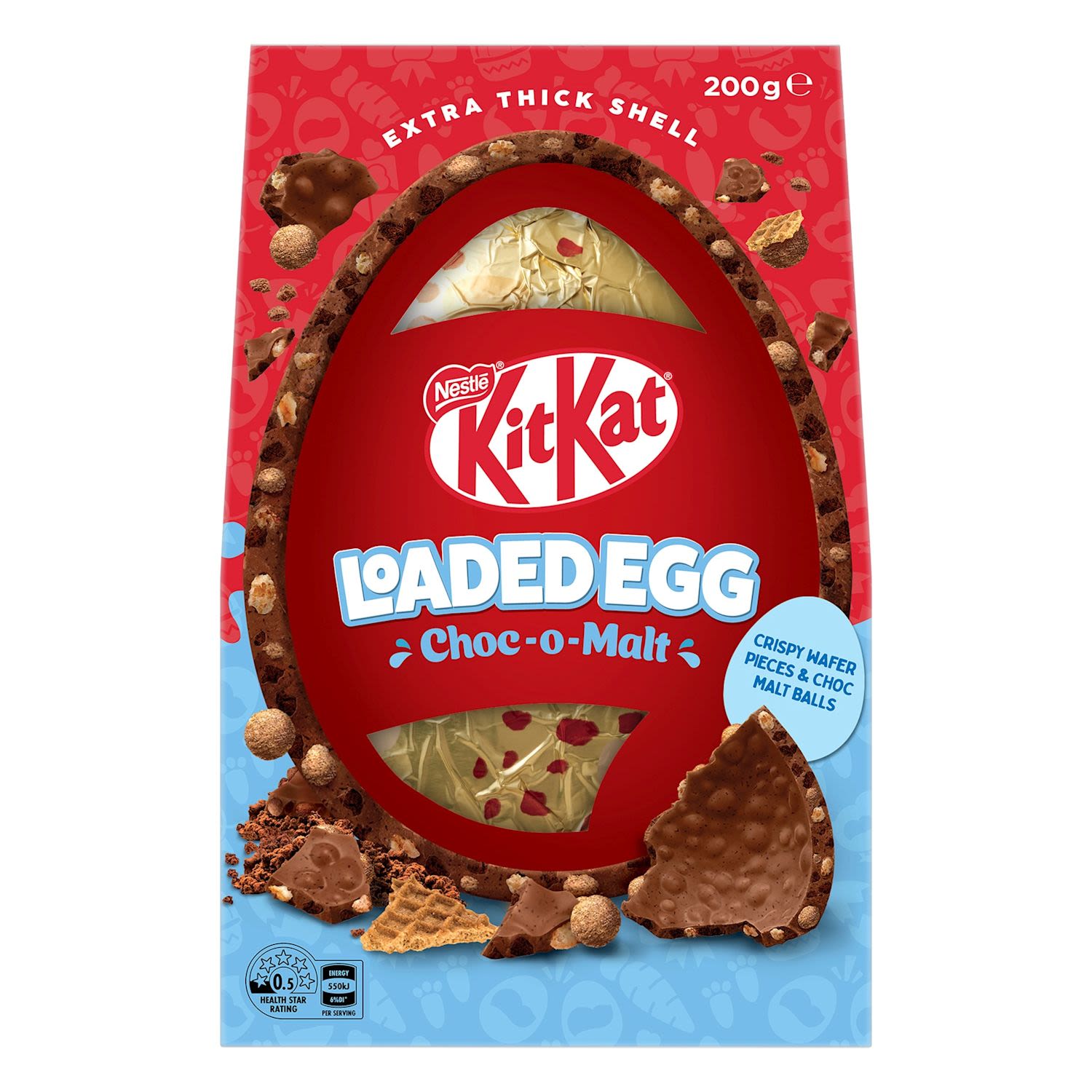 Nestle Kit Kat Chocolate Choc-O-Malt Loaded Egg