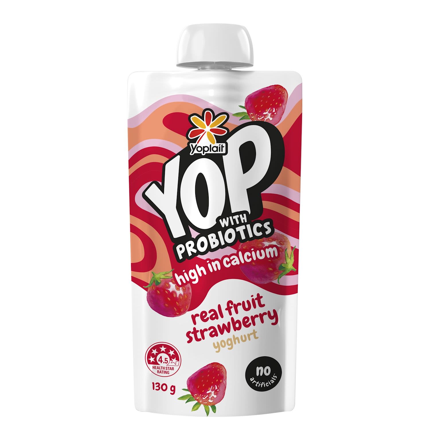 Yoplait YOP Kids Yoghurt Pouch Strawberry