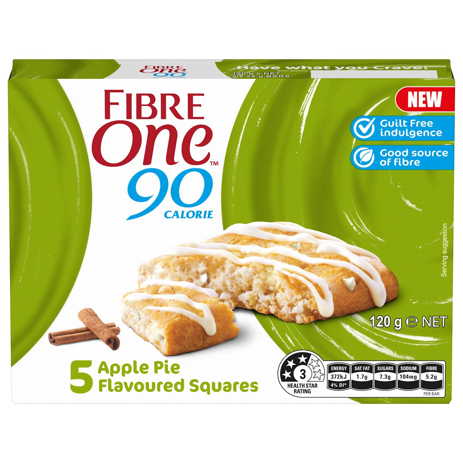 Fibre One Apple Pie Flavoured Squares 