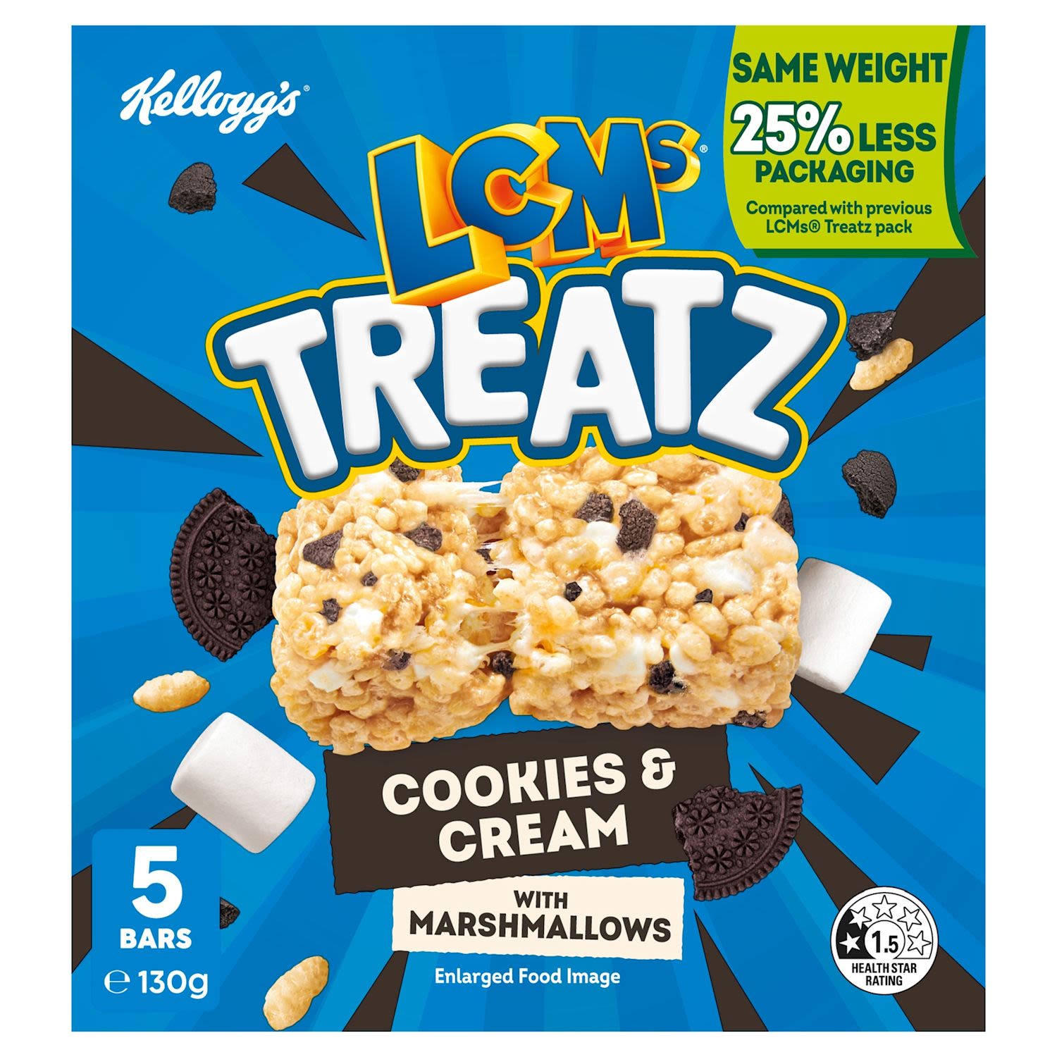 Kellogg's LCMs Treatz Cookie & Cream