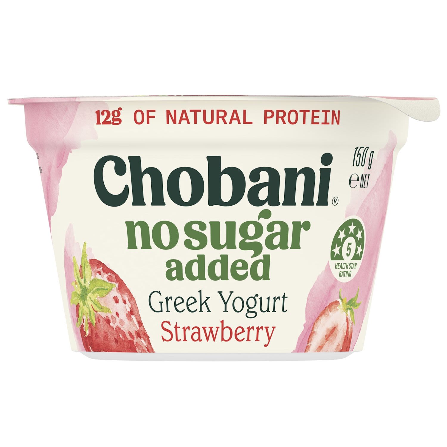 Chobani No Sugar Added Greek Yogurt Strawberry