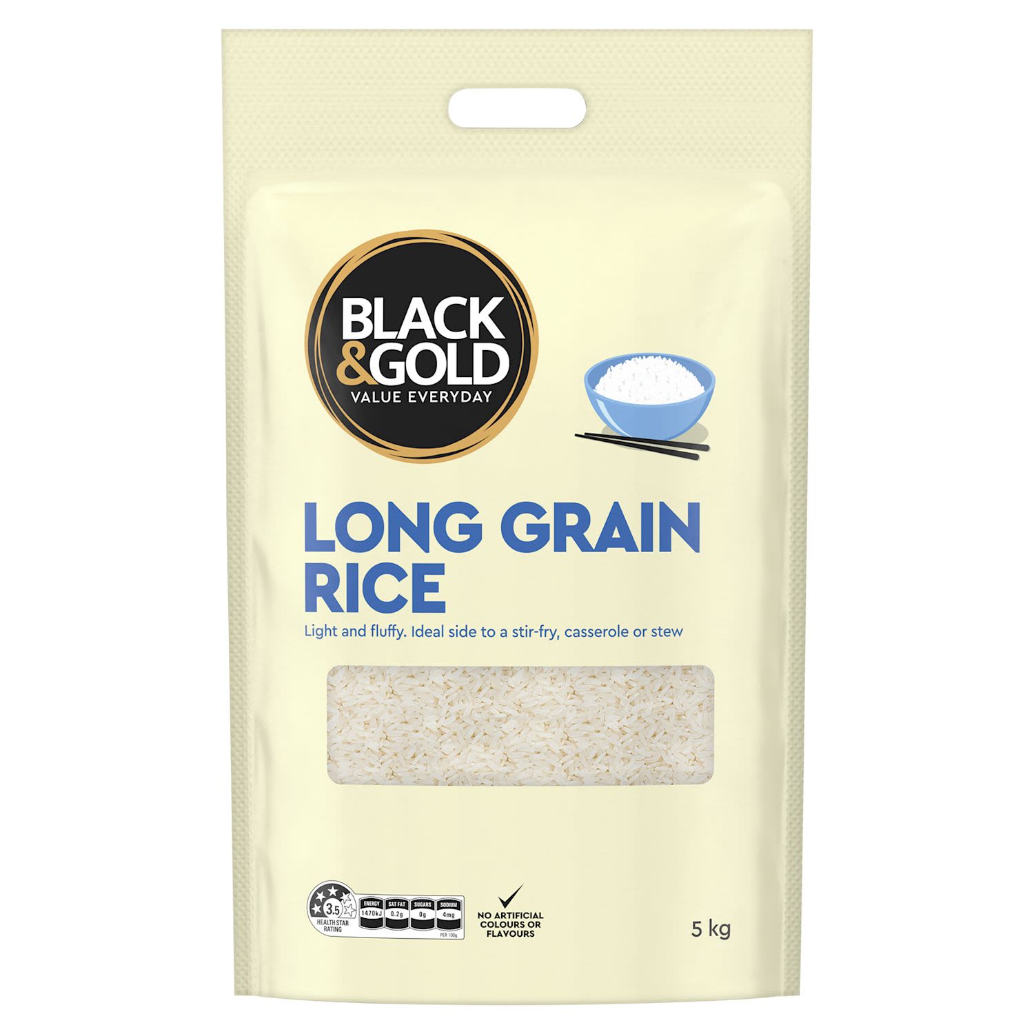 Black & Gold Long Grain Rice