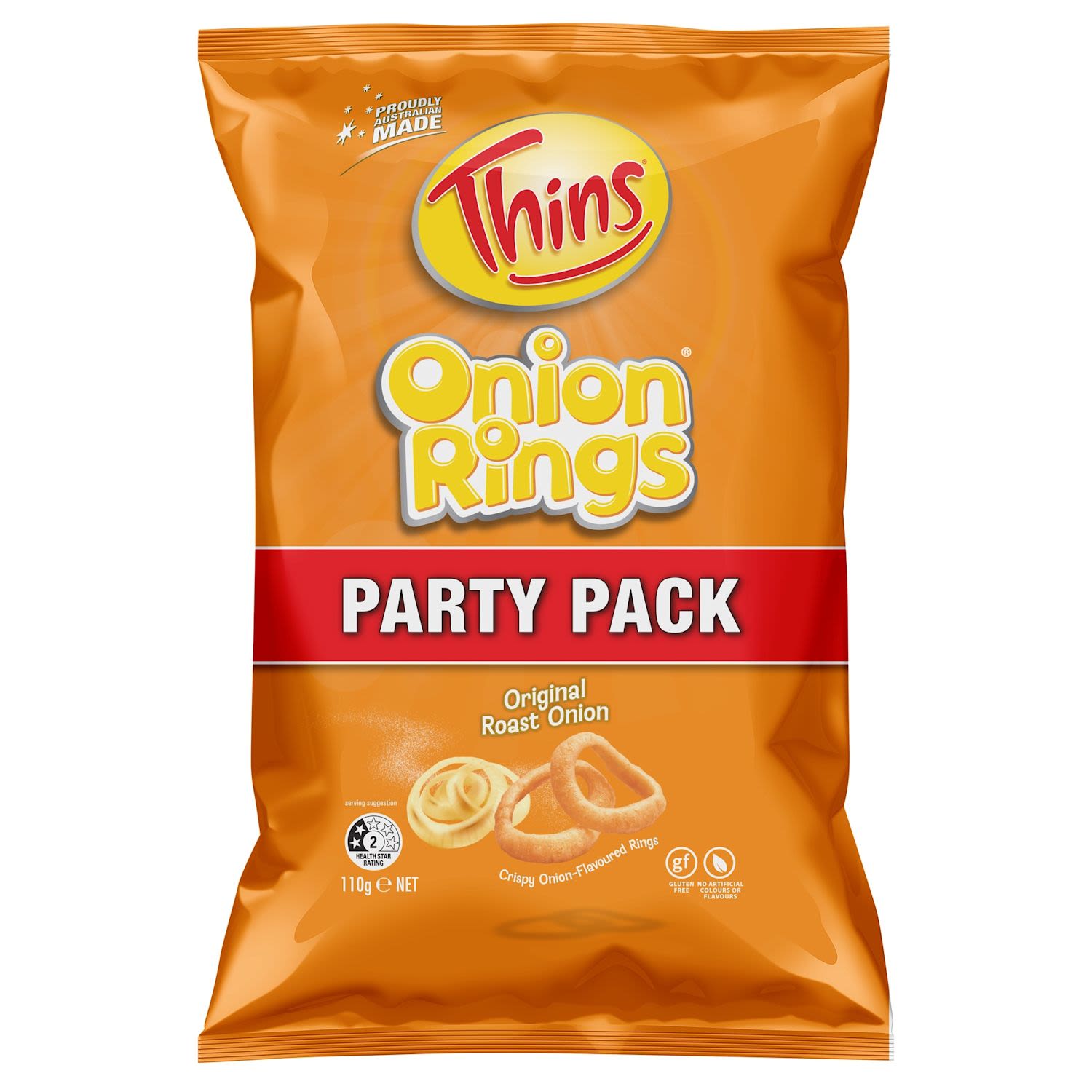 Thins Onion Rings Snacks Roast Onion