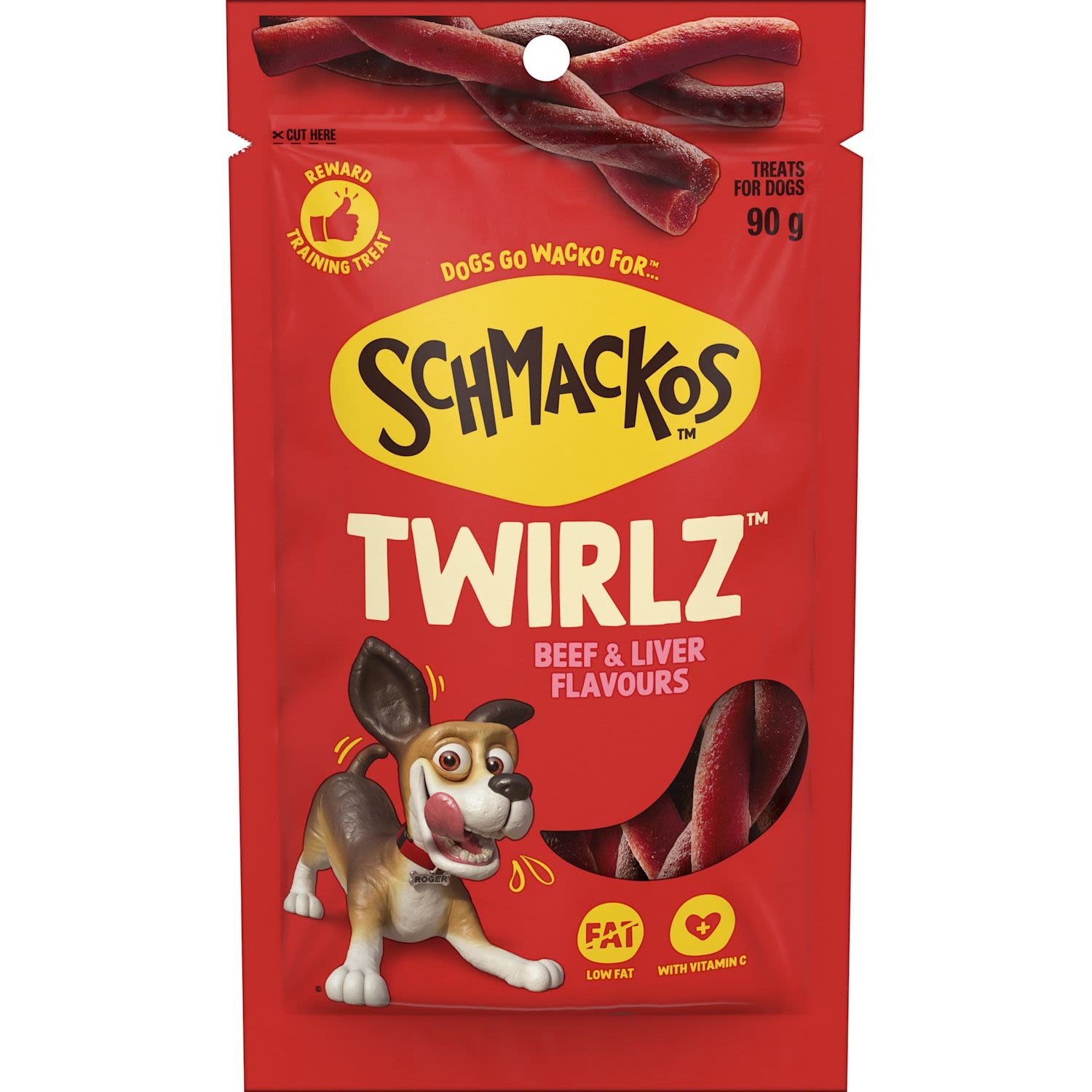 Schmackos Twirlz Beef And Liver