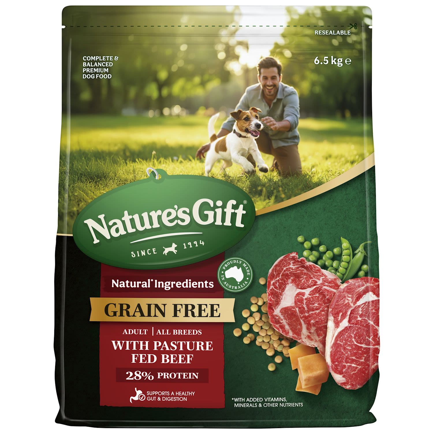 Nature's Gift with Pasture Fed Beef Adult All Breeds