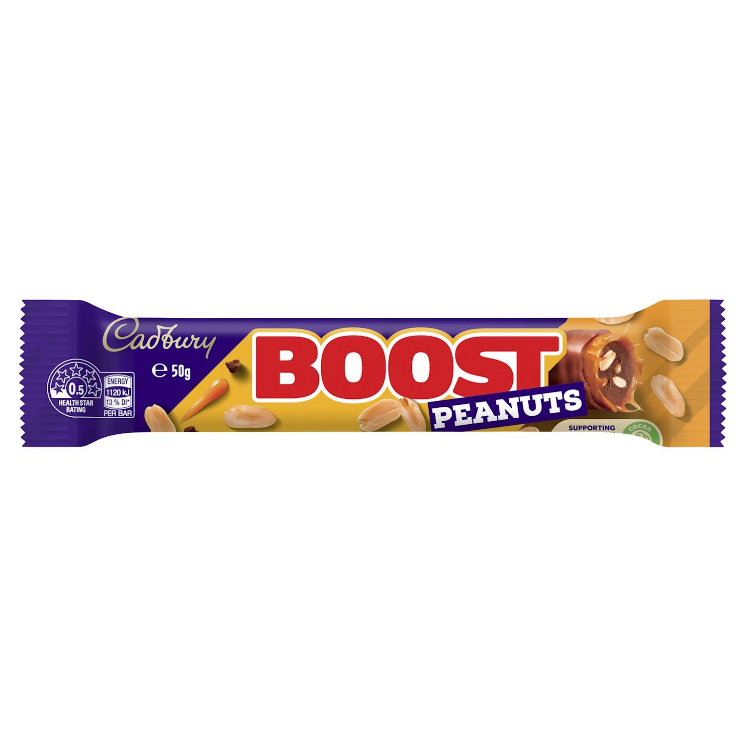 Canbury cadbury boost peanut: 60% off at IGA