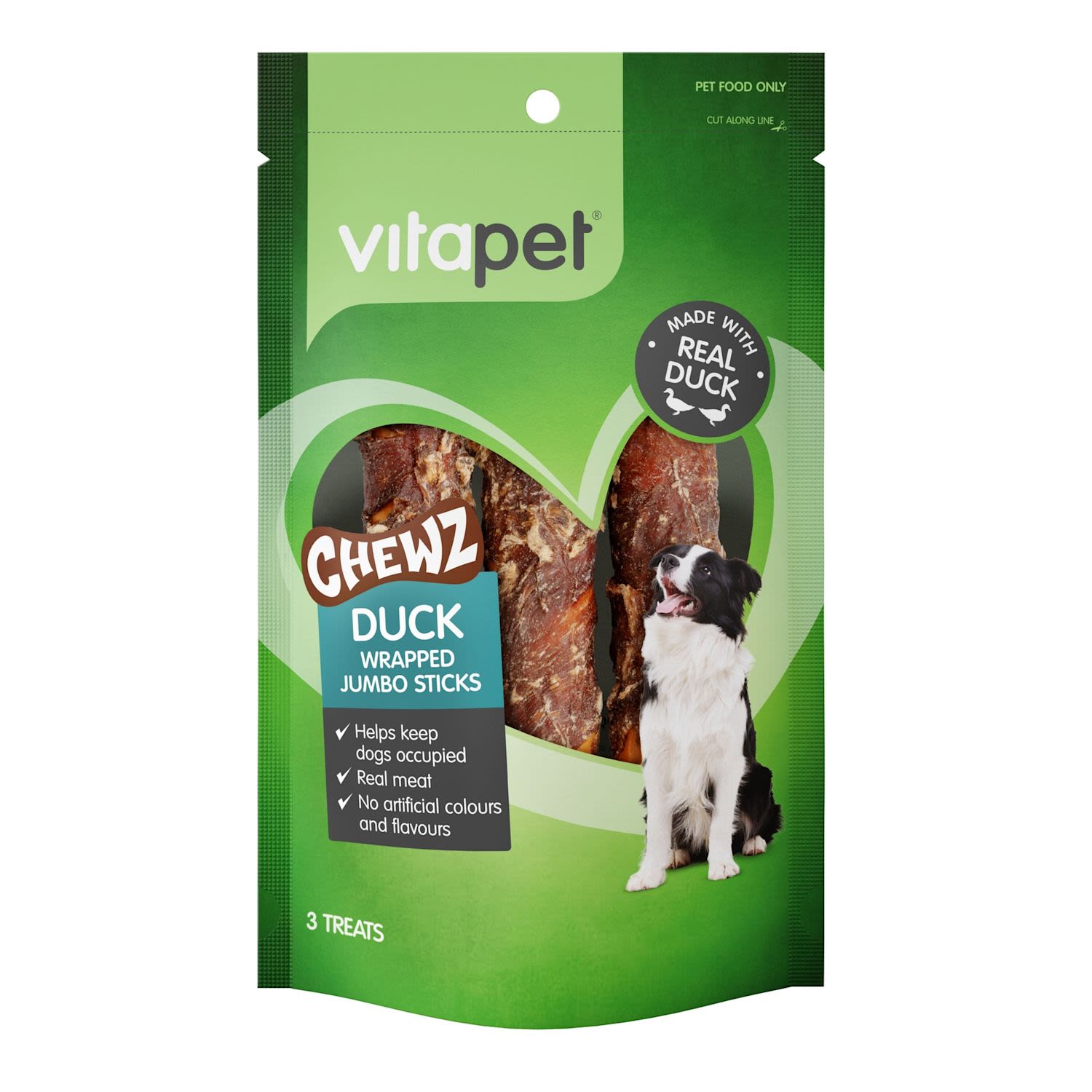 Vitapet Treats Jumbo Stick Duck