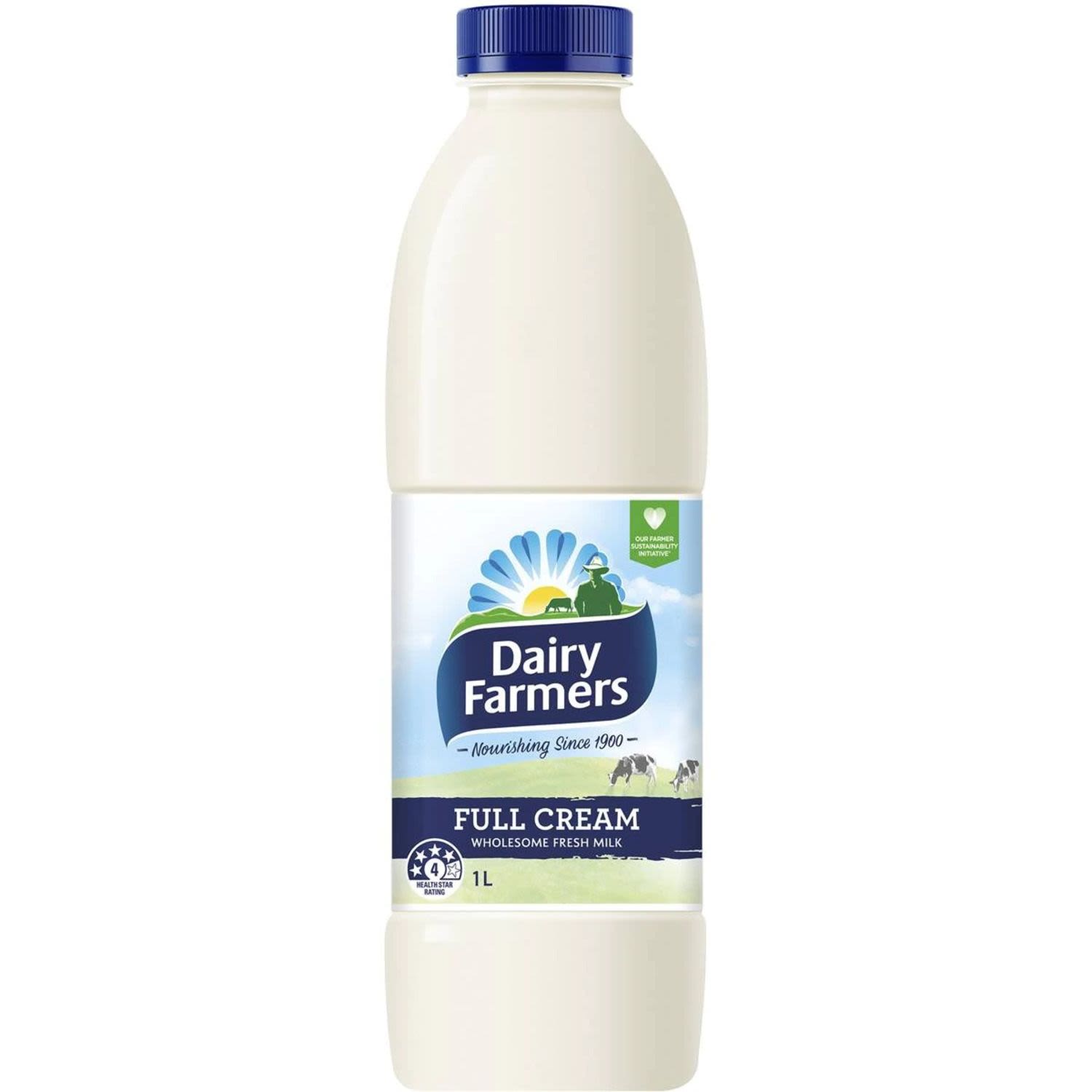 Dairy Farmers Whole Milk, 1 Litre