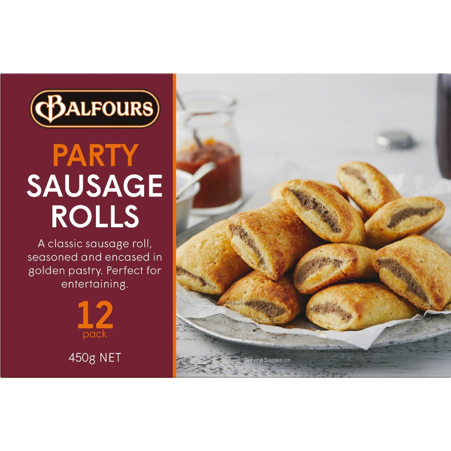 Balfours Frozen Party Sausage Rolls, 12 Each
