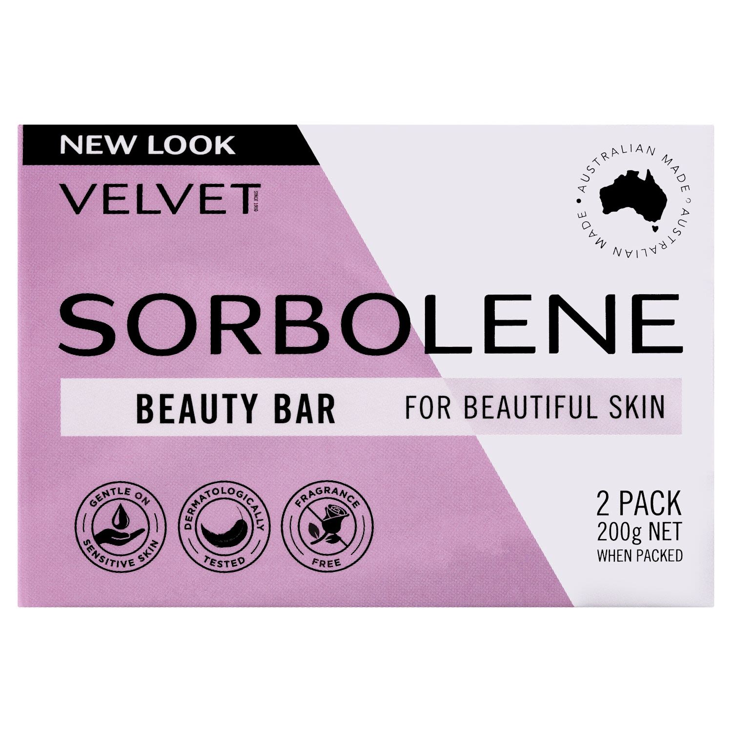 Velvet Sorbolene Beauty Bar