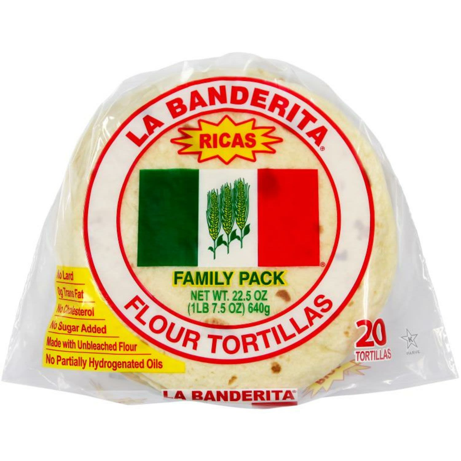 La Banderita Tortilla Family Pack