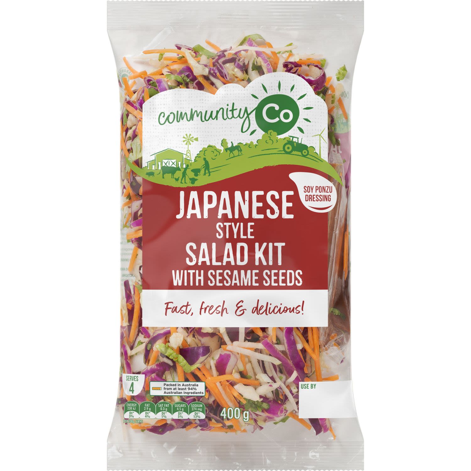 Community Co Japanes Style Salad Kit, 400 Gram