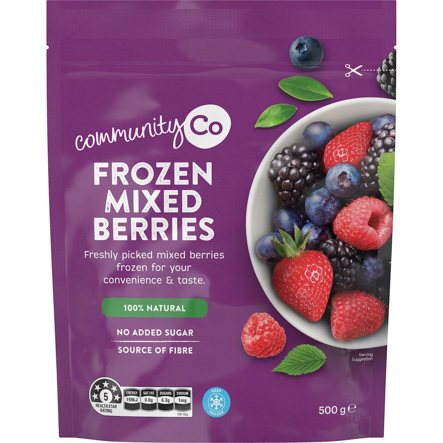 Community Co Frozen Mixed Berries, 500 Gram