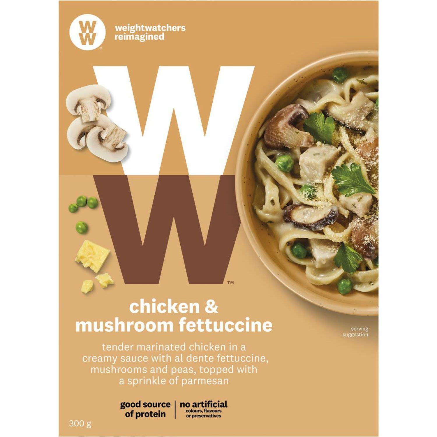 Weight Watchers Chicken & Mushroom Fettuccine, 300 Gram