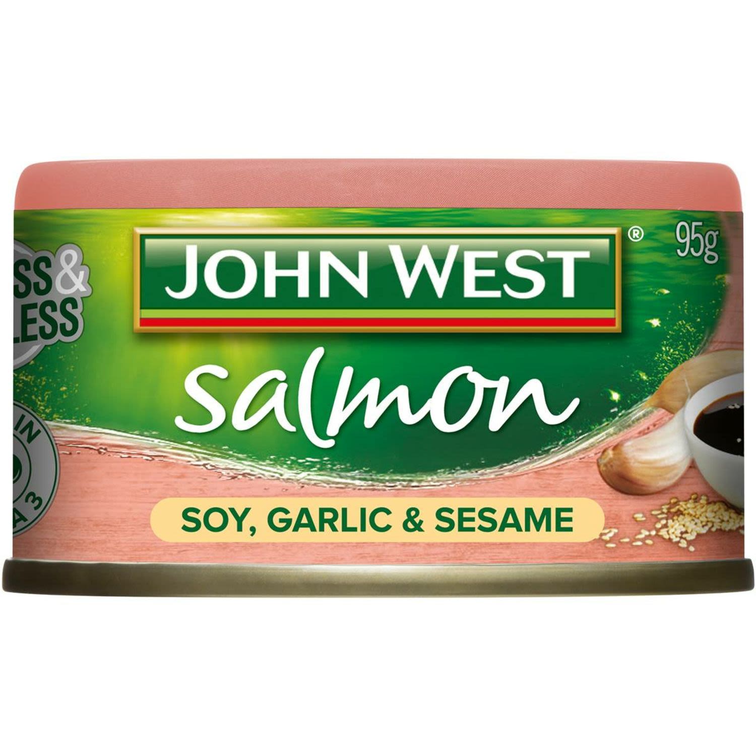 John West Salmon Tempters Soy Garlic & Sesame, 95 Gram