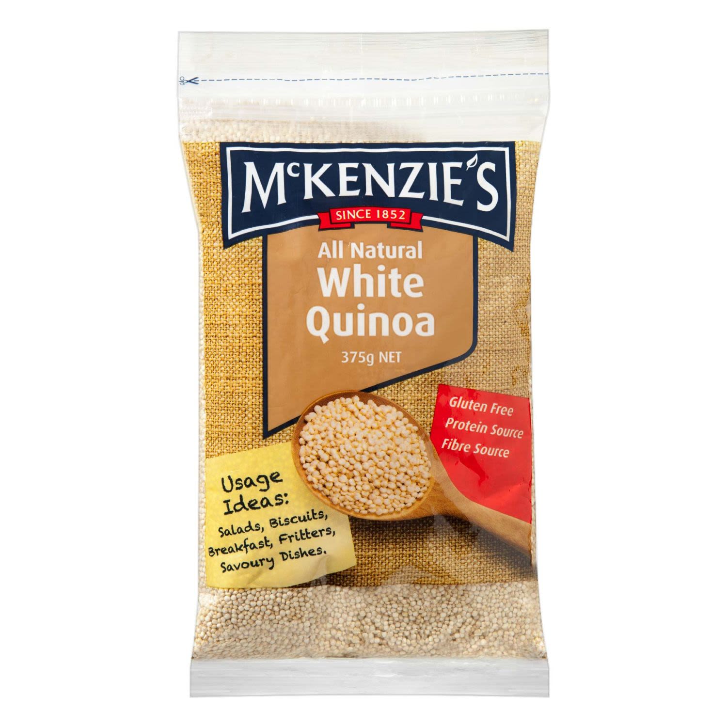 McKenzie's White Quinoa, 375 Gram