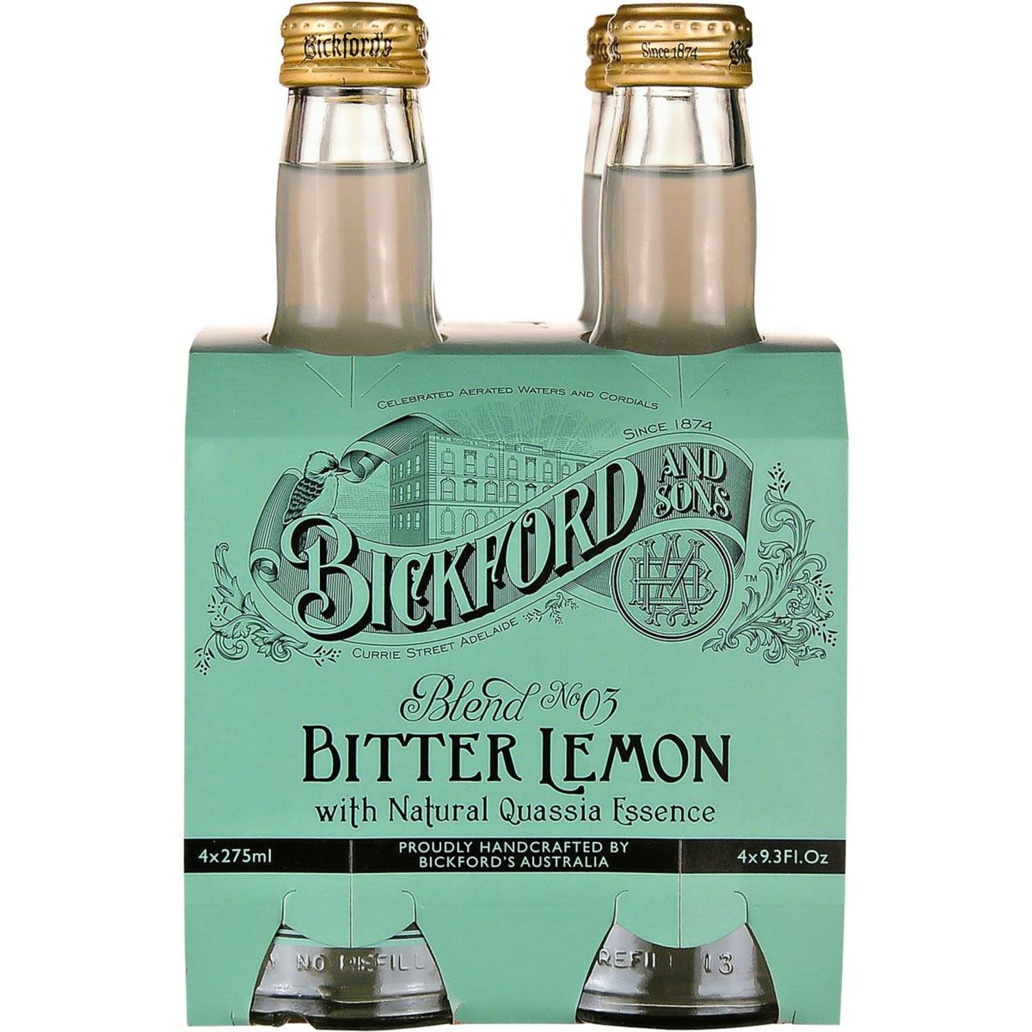 Bickford's Bitter Lemon, 4 Each