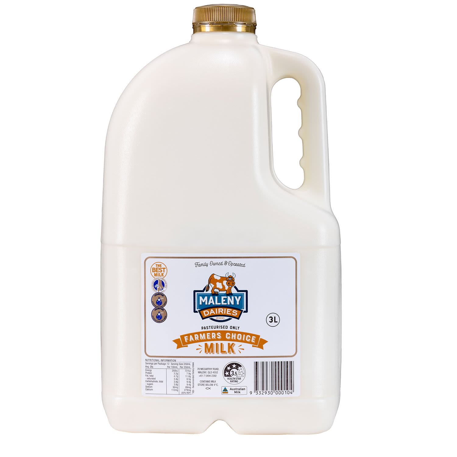 Maleny Dairies 3L
