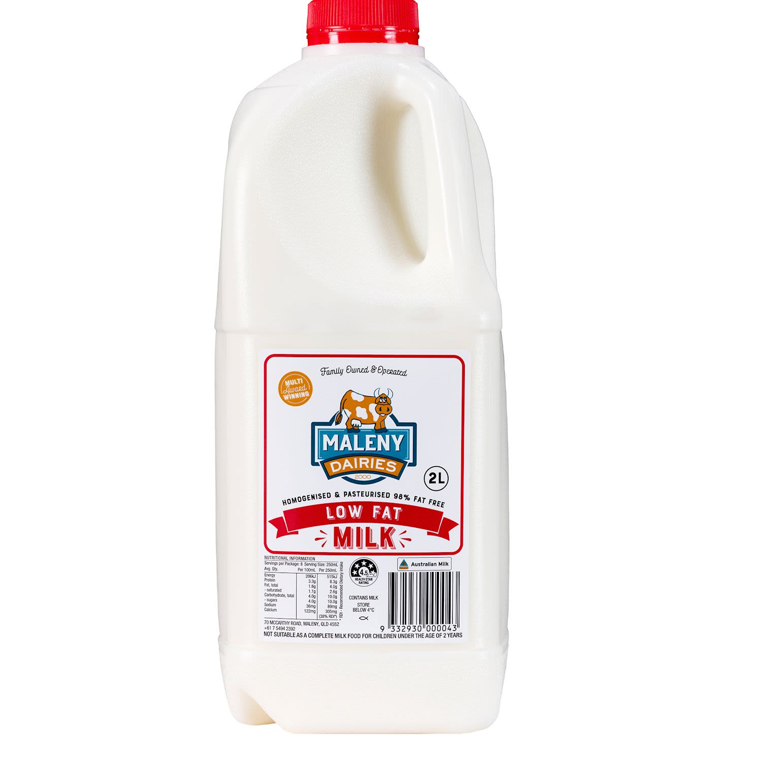 Maleny Dairies 2L