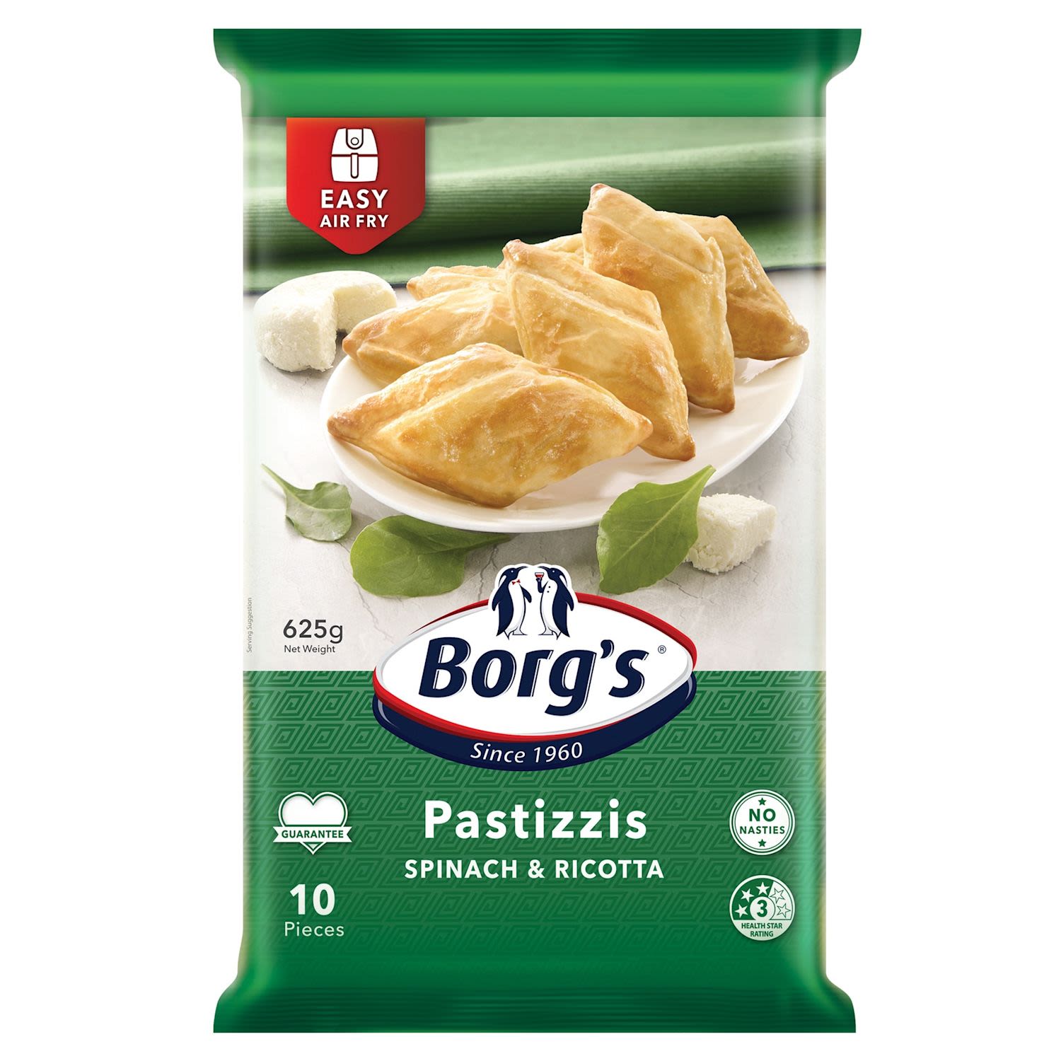 Borg's Spinach & Ricotta Pastizzis