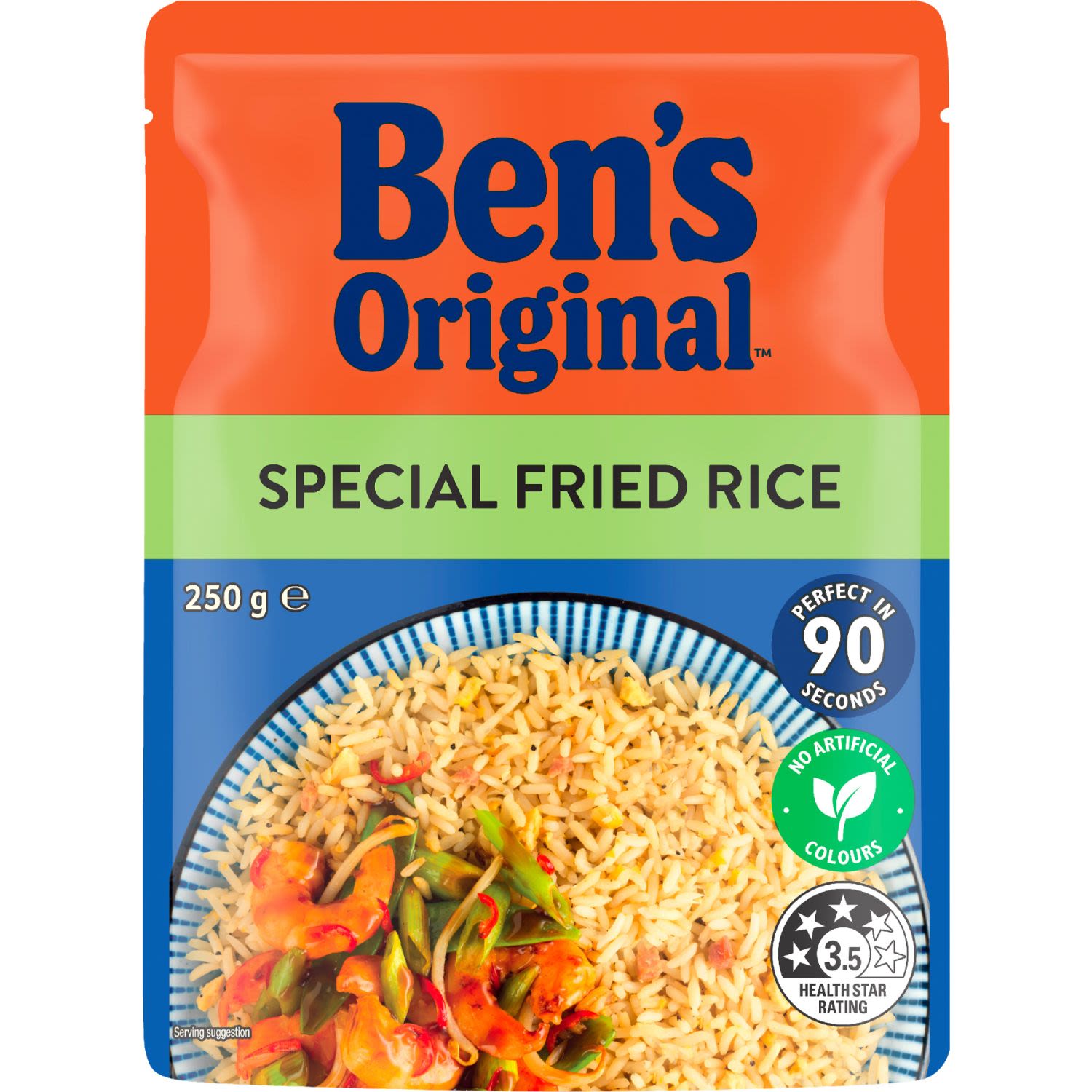 Ben's Original Special Fried Microwave Rice Pouch, 250 Gram