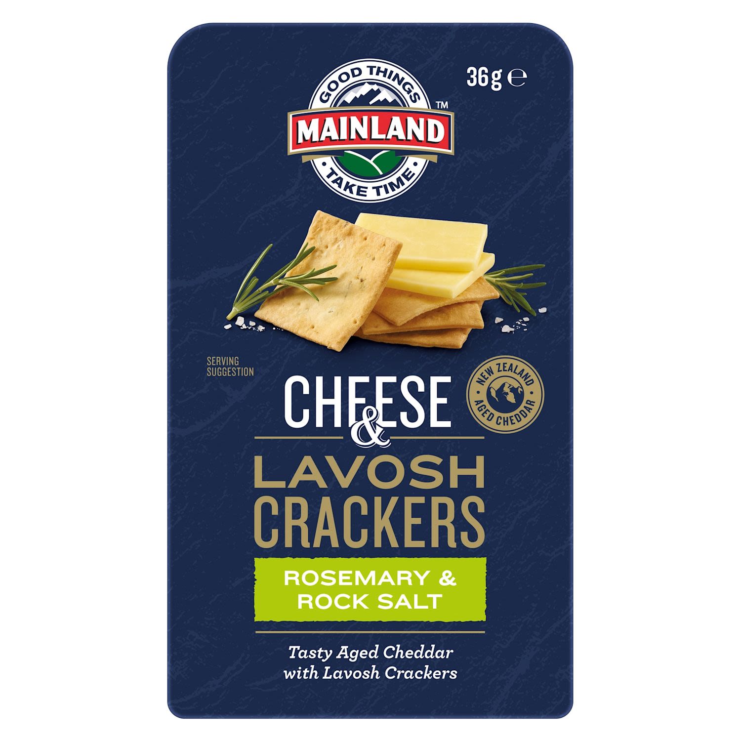 Mainland Cheese & Lavosh Crackers Rosemary & Rock Salt